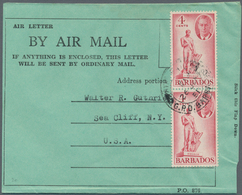 Barbados: 1940/1995 (ca.) Accumulation Of Ca. 505 AEROGRAMMES Incl. Some Early Items Unused/used/ CT - Barbados (1966-...)