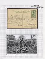 Belgisch-Kongo: 1918 (ab Ca.), Sammlung Von 37 Ganzstücken Mit Bezug Auf Belgisch Kongo, Dabei Etlic - Collezioni