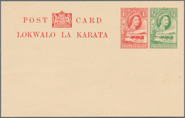 Betschuanaland: 1905/62 Holding Of Ca. 610 Exclusively Unused Postal Stationary, While Cards, Regist - 1885-1964 Bechuanaland Protectorate