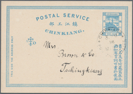 China - Lokalausgaben / Local Post: 1887/1896 (ca.), Mint And Used/cto Stationery Of Shanghai (19) O - Autres & Non Classés