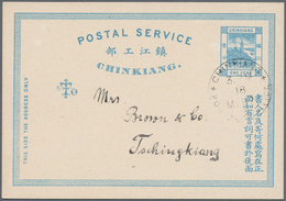 China - Lokalausgaben / Local Post: 1887/1896 (ca.), Mint And Used/cto Stationery Of Shanghai (19) O - Altri & Non Classificati