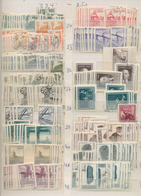 China - Volksrepublik: 1945/2002 (ca.), Collection In 5 Stock Books, And A Box With Stamp Booklets, - Other & Unclassified