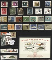 China - Volksrepublik: 1952/2008, Mint Collection Of Thematic Issues "SPORT" On Stockcards Incl. 196 - Autres & Non Classés