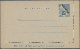 Diego Suarez: 1892/94 Ca. 60 Unused Postal Stationeries, Postal Stationery Cards, Lettercards And En - Andere & Zonder Classificatie