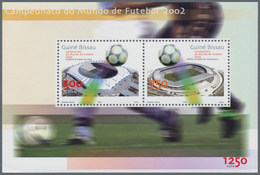 Guinea-Bissau: 2002, WORLD CUP, Souvenir Sheet, Investment Lot Of 500 Copies Mint Never Hinged (Mi.n - Guinée-Bissau