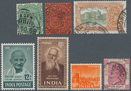 Indien: 1855-1990's, Collection And Assortment Of Thousands Of Mint And Used Stamps, From Early Brit - 1854 Britische Indien-Kompanie