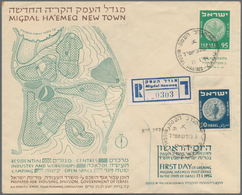 Israel: 1949/1957, POST OFFICE OPENING, Assortment Of Apprx. 216 Commemorative Covers (cacheted Enve - Brieven En Documenten