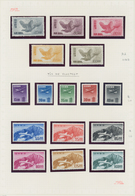 Japan: 1950/62, Airmail Issues, Tateyama Sen Unit Mounted Mint First Mount LH, Otherwise MNH (Michel - Altri & Non Classificati