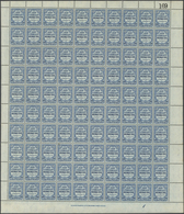 Jordanien - Portomarken: 1952/1957, U/m Assortment Of Complete Sheets: Michel Nos. 41, 42 C, 46, 47, - Jordanie