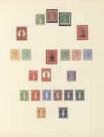 Jungferninseln / Virgin Islands: 1866-1930, Collection On Two Album Leaves Starting St. Ursula 1866 - Iles Vièrges Britanniques