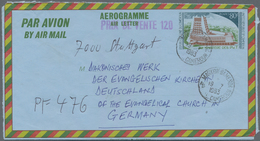 Kamerun: 1981/1993, Accumulation Of Apprx. 200 Commercial (mainly Airmail) Covers To Germany, Bearin - Kamerun (1960-...)