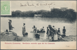 Kolumbien - Besonderheiten: 1900/1950, Nice Collection With 167 Picture Postcards Including Some Gen - Colombie