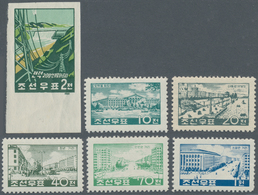 Korea-Nord: 1950/1957, Useful Lot Of Elder Issues On Three Stockcards. High Catalogue Value. - Corea Del Nord