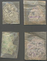 Mandschuko (Manchuko): 1932/45, Almost Exclusively Used In Old Paper Bags And Approval Booklet, From - 1932-45 Mantsjoerije (Mantsjoekwo)