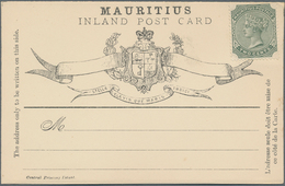 Mauritius: 1879/1985 (ca.) Accumulation Of Ca. 1.460 Especially Unused And Unfolded Aerograms (some - Maurice (...-1967)