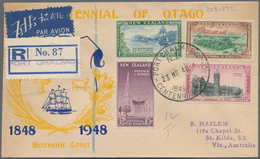 Neuseeland: 1880/2003 (ca.), Accumulation With About 300 Covers, Postal Stationeries And Some FDC's - Covers & Documents