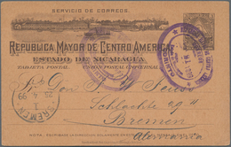 Nicaragua - Ganzsachen: 1889/1899, Lot Of 15 Commercially Used Stationeries (nine Cards, Five Envelo - Nicaragua