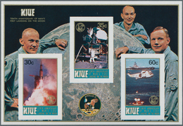 Niue: 1977/1990, Lot Of 1625 IMPERFORATE (instead Of Perforate) Souvenir Sheets MNH, Showing Various - Niue