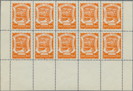 SCADTA - Ausgaben Für Kolumbien: 1923, SERVICIO POSTAL AEREO DE COLOMBIA 60c. Orange-red In An Inves - Kolumbien