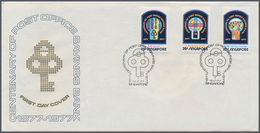 Singapur: 1970-78, Collection Of 44 Different First Day Covers Including Complete 1971, 1977 And 197 - Singapore (...-1959)