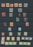 Alle Welt: 1840/1950 (ca.), Assortment Of Apprx. 450 Stamps, Varied Condition And Also A Few Forgeri - Collezioni (senza Album)