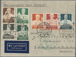 Alle Welt: 1890-1960, Vielseitiger Bestand Mit 180 Briefen Ansichtskarten Und Belegen, Dabei Einige - Collections (without Album)