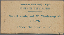 Französische Kolonien: 1908/1933, French Africa, Assortment Of 50 Booklets: 1908 Madagascar No. 1, 1 - Other & Unclassified