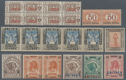Italienische Kolonien: 1906/1950 (ca.), Duplicates Of Benadir, Somalia, Eritrea, Libya, Djubaland, C - Emissions Générales