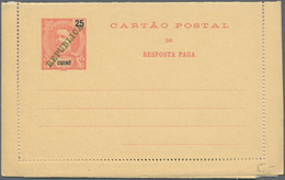 Portugiesische Kolonien: 1885/1987 (ca.) Accumulation Of Ca. 200 Mostly Unused Postal Stationery Car - Other & Unclassified