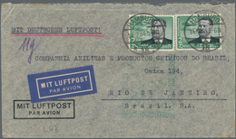 Flugpost Deutschland: 1924/1942, Deutsches Reich, Reichhaltiger Sammlungsbestand Mit über 50 Flugpos - Poste Aérienne & Zeppelin