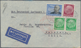 Flugpost Deutschland: 1924/1944, Sehr Gehaltvoller Sammlungsbestand Mit Ca.160 Flugpostbelegen, Dabe - Posta Aerea & Zeppelin