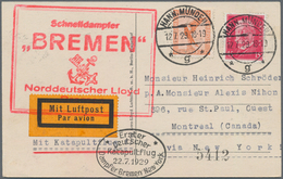 Katapult- / Schleuderflugpost: 1929/1934, Collection With 21 Covers And Cards (11 From Germany, 10 F - Luft- Und Zeppelinpost