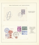Thematik: Atom / Atom: ATOM TECHNOLOGY IN THE MIRROR OF STAMPS": Collection Of About 85 Self-made Sh - Atomo
