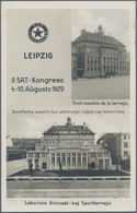 Thematik: Esperanto: 1929/1950, Interesting Collecting Of 16 Covers And Cards Showing Esperato Impri - Esperanto