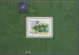 Thematik: Flora, Botanik / Flora, Botany, Bloom: 2001, Angola: BELGICA (PLANTS), Souvenir Sheet, Inv - Otros & Sin Clasificación