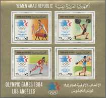 Thematik: Sport / Sport: 1980/1985, Yemen, MNH Assortment Of Complete Sets And Souvenir Sheets: Mich - Otros & Sin Clasificación