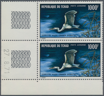 Thematik: Tiere-Vögel / Animals-birds: 1971, TCHAD: Airmail Definitive 1.000fr. ‚Casmerodius Albus‘ - Sonstige & Ohne Zuordnung