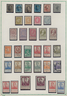 Belgien: 1850/1932, Mint And Used Collection On Album Pages From Some Classic Stamps, 1869-1880 25c. - Colecciones