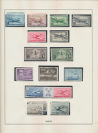 Belgien: 1879/1980, Multi-sided Collection In A Lindner Binder, From Some German Occupation WWI, Pre - Collections