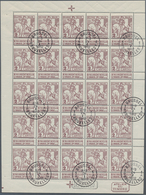 Belgien: 1910/1911, Caritas Issue (type Montald And Lemaire) Without Opt. And With Opts. ‚1911‘ And - Colecciones