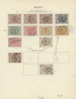 Belgien - Eisenbahnpaketmarken: 1879/1970 (ca.), Railway Parcel And Post Parcel Stamps, Used And Min - Gepäck [BA]