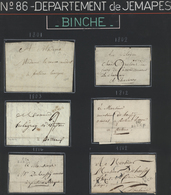 Belgien - Stempel: BINCHE, 1801/1850 Ca., Specialized And Very Detailed Collection Comprising The Pr - Andere & Zonder Classificatie