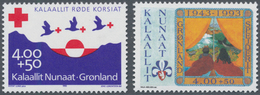 Dänemark - Grönland: 1993, 70 Years RED CROSS And 50 Years SCOUTING In Greenland Set Of Two In A Lar - Storia Postale