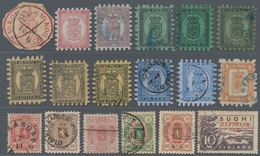 Finnland: 1860/1980 (ca.), Duplicates On Stockcards With Several Better Issues Specially In The Earl - Usati
