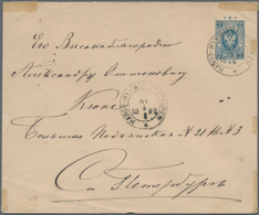 Finnland - Ganzsachen: 1891/1911, Lot Of Approx. 89 Stationaries With The Imprinted Stamps In Russia - Interi Postali
