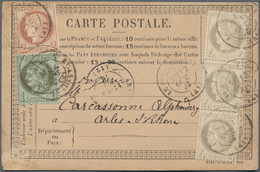 Frankreich: 1810/1960 (ca.), Assortment Of Apprx. 100 Covers/cards, Some Postal Wear, Comprising A N - Collections