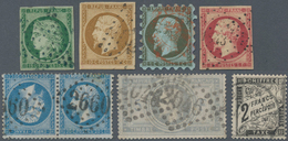 Frankreich: 1849-1990, Gestempelte Ab Etwa 1960 Zumeist Postfrische Sammlunmg In Zwei Bänden, Dabei - Sammlungen