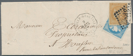 Frankreich: 1850-1870's Ca.: About 220 Covers And Postcards Franked By 'Ceres' And/or 'Napoleon' Adh - Sammlungen