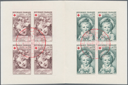 Frankreich - Markenheftchen: 1962, Red Cross In A Lot With About 52 Booklets All Fine Used With Spec - Altri & Non Classificati