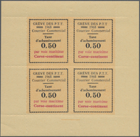 Frankreich - Besonderheiten: 1968, Corse-continent 0,50 (fr.) Taxe D’acheminement In A Lot With 20 S - Altri & Non Classificati